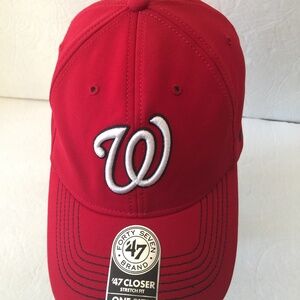 Forty Seven Brand Red Washington Nationals Cap NWT